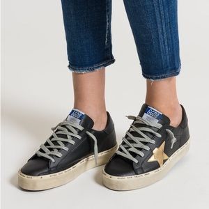 Golden Goose Sneakers | Hi Star | Black Leather | Size 36